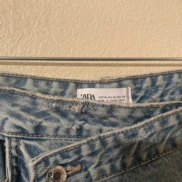 ZaraCROSSOVER LONG DENIM SKIRT XL